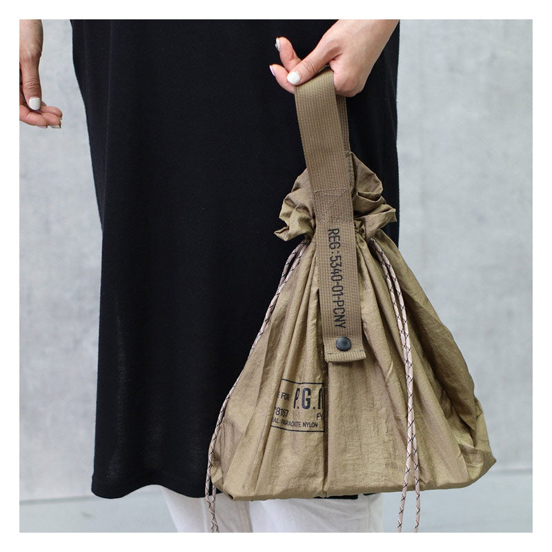 POST GENERAL | Packable Parachute Nylon Bag Wolf Brown