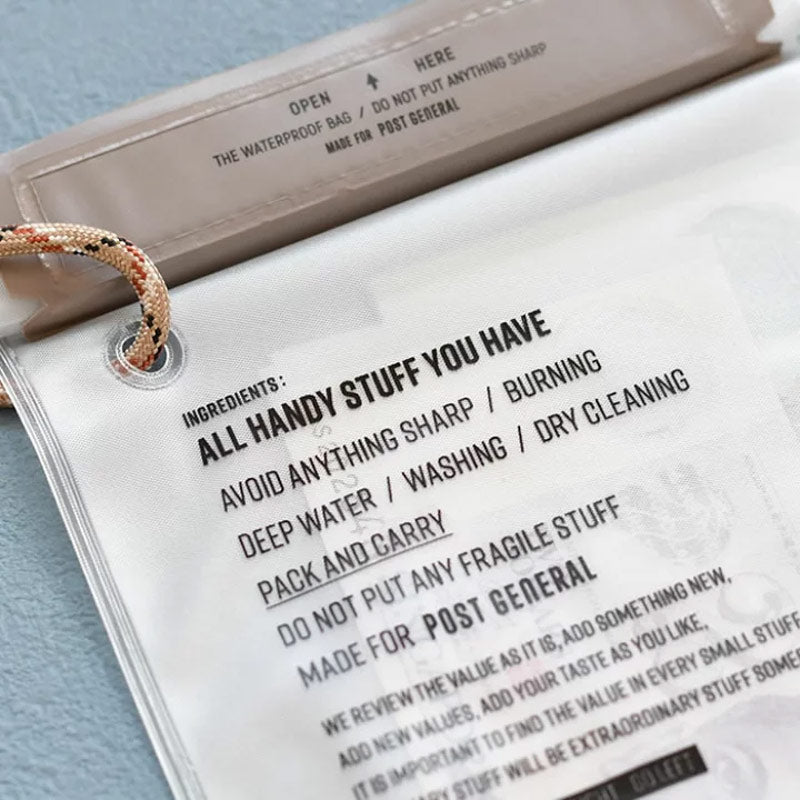 POST GENERAL | The Waterproof Bag L Pack2 Greige