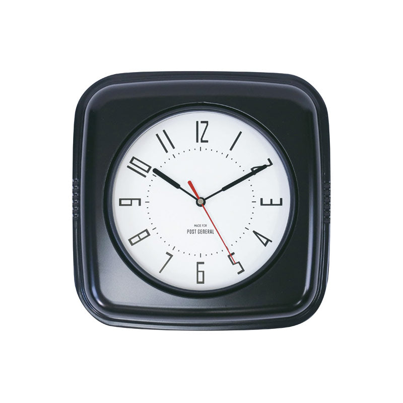 POST GENERAL | Bispham Wall Clock Black