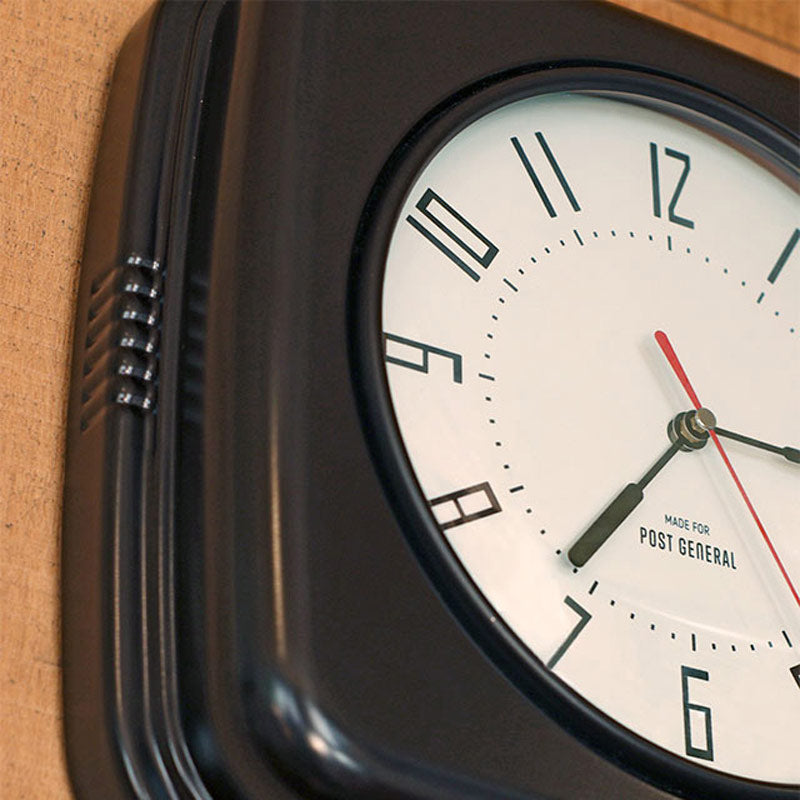 POST GENERAL | Bispham Wall Clock Black
