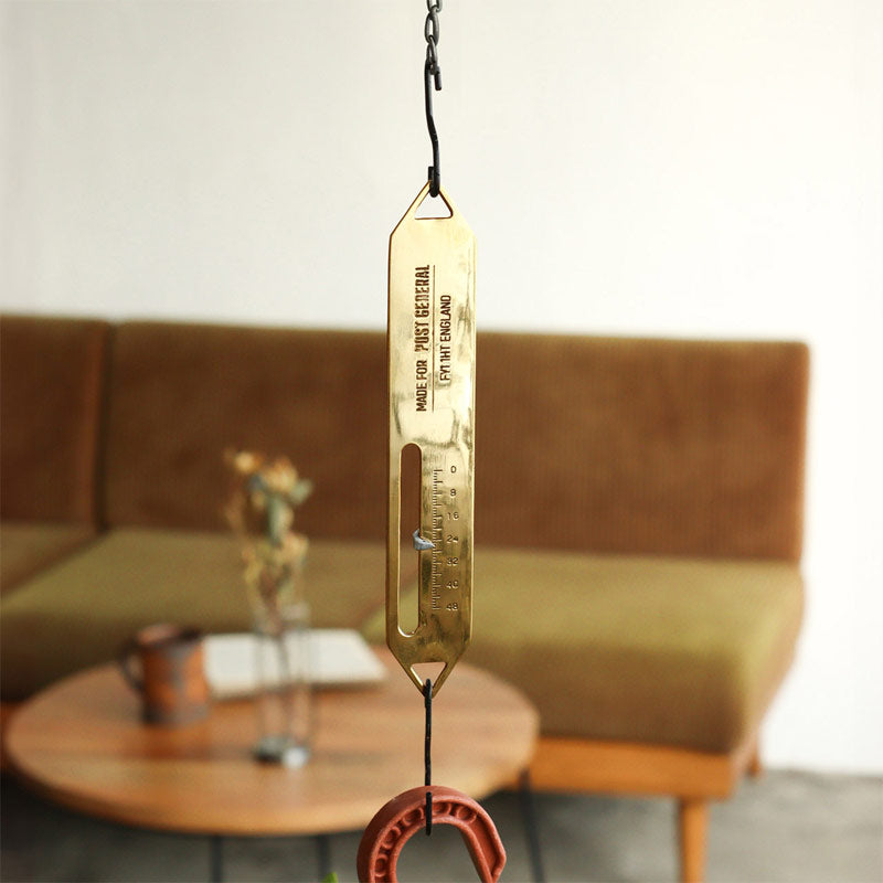 POST GENERAL | Brass Scale Motif Hanger Brass