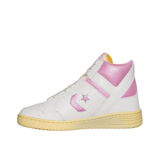 Converse X Shai Gilgeous-Alexander Unisex Weapon Mid Sneakers Vintage White / Winsome Orchid