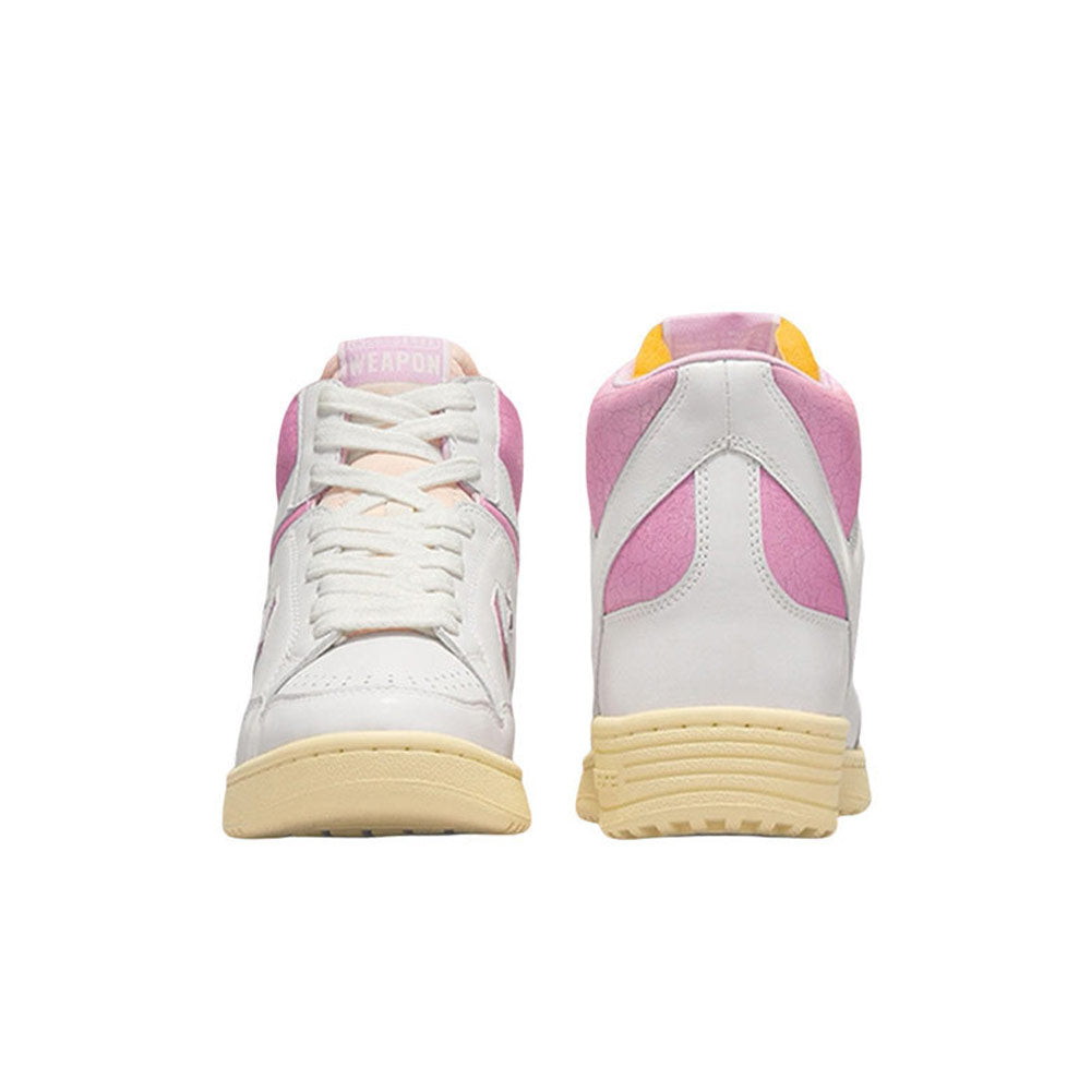 Converse X Shai Gilgeous-Alexander Unisex Weapon Mid Sneakers Vintage White / Winsome Orchid
