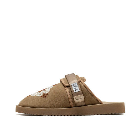 ADISH | Up-Cycled Canvas Zavo x Suicoke Slippers Camel