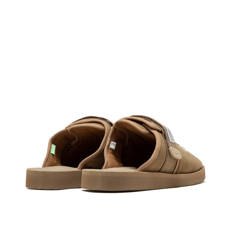 ADISH | Up-Cycled Canvas Zavo x Suicoke Slippers Camel