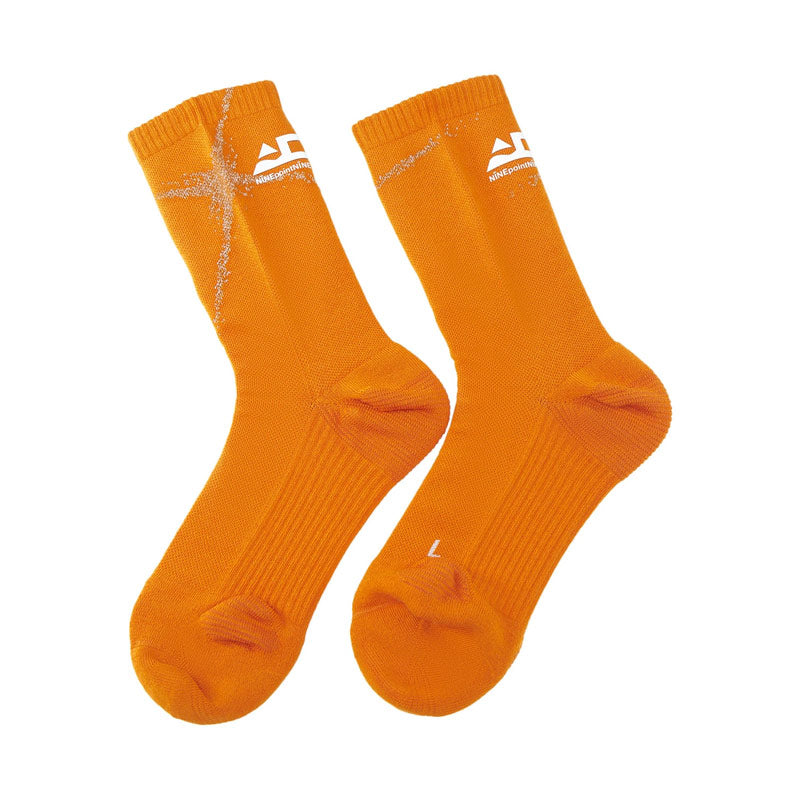 NINEPOINTNINE | x Li-Ning Light Tracker Socks Dusty Orange