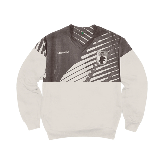 B.EAUTIFUL | Soccer Jersey 2 Crewneck Sweatshirt Creme