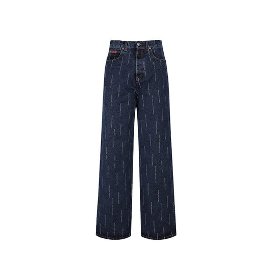 Martine Rose Woven Wide Leg Jean Mid Wash / Expect Perfection