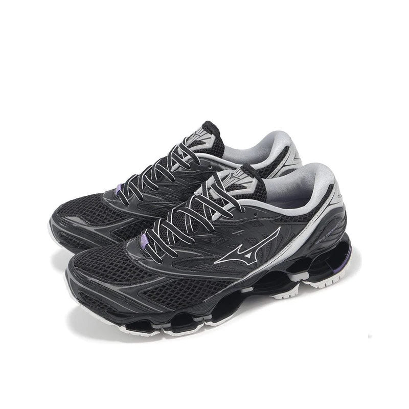 MIZUNO | Wave Prophecy LS black / silver / purple haze