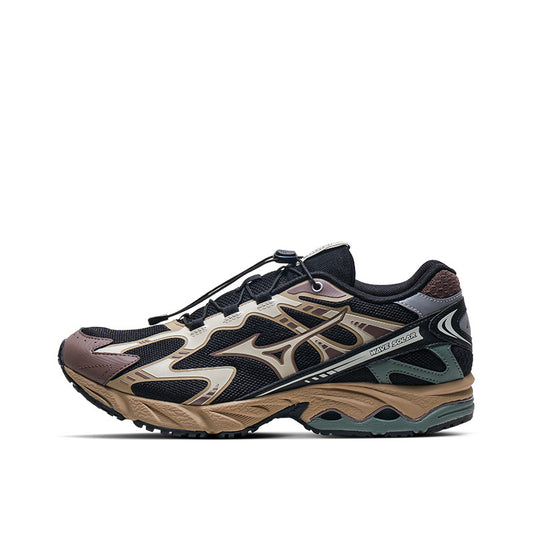 MIZUNO Wave Solar V2 Black / Dark Brown / Dark Green / Sand