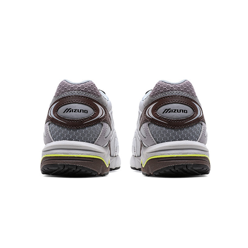 MIZUNO Wave Solar V2 Silver grey / Chocolate / Lavender / Yellow