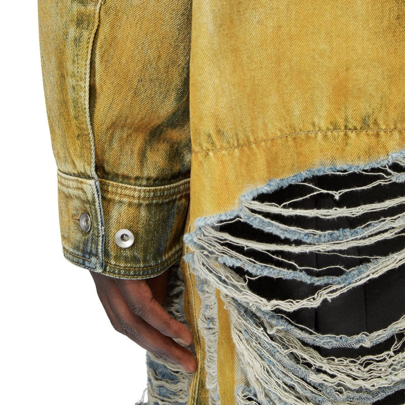 DRKSHDW Sphinx Jumbo Worker Jacket Sky / Orange Degrade