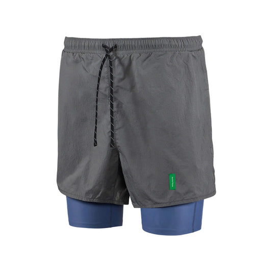 DISTRICT VISION | Ultralight Nylon Trail Shorts Graphite / Race Blue
