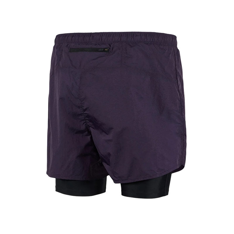 DISTRICT VISION | Ultralight Nylon Trail Shorts Nightshade / Black