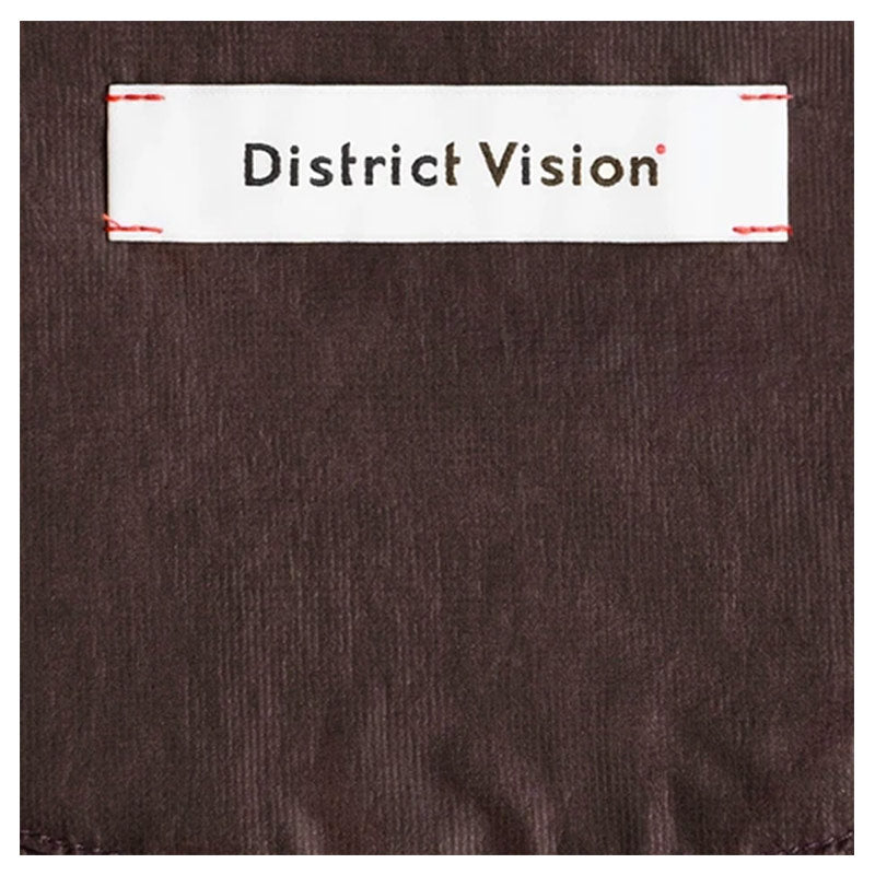 DISTRICT VISION | Ultralight Nylon Wind Jacket Deep Brown