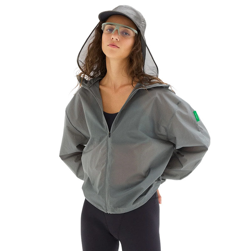 DISTRICT VISION | Ultralight Nylon Windbreaker Graphite