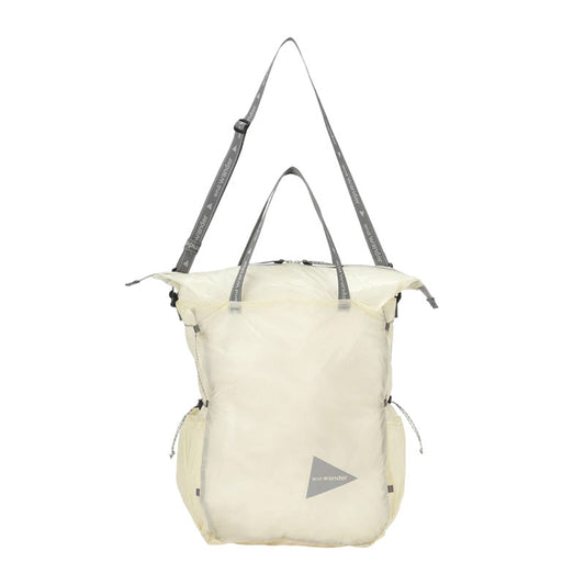 AND WANDER | Sil Tote Bag Off White