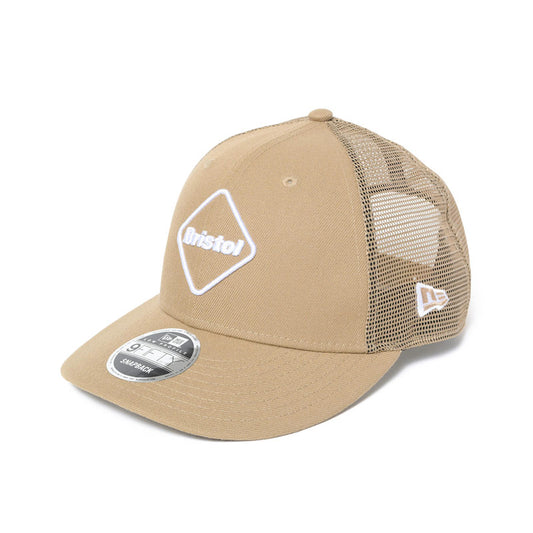 F.C.REAL BRISTOL New Era Emblem 9Fifty LP Mesh Cap Beige