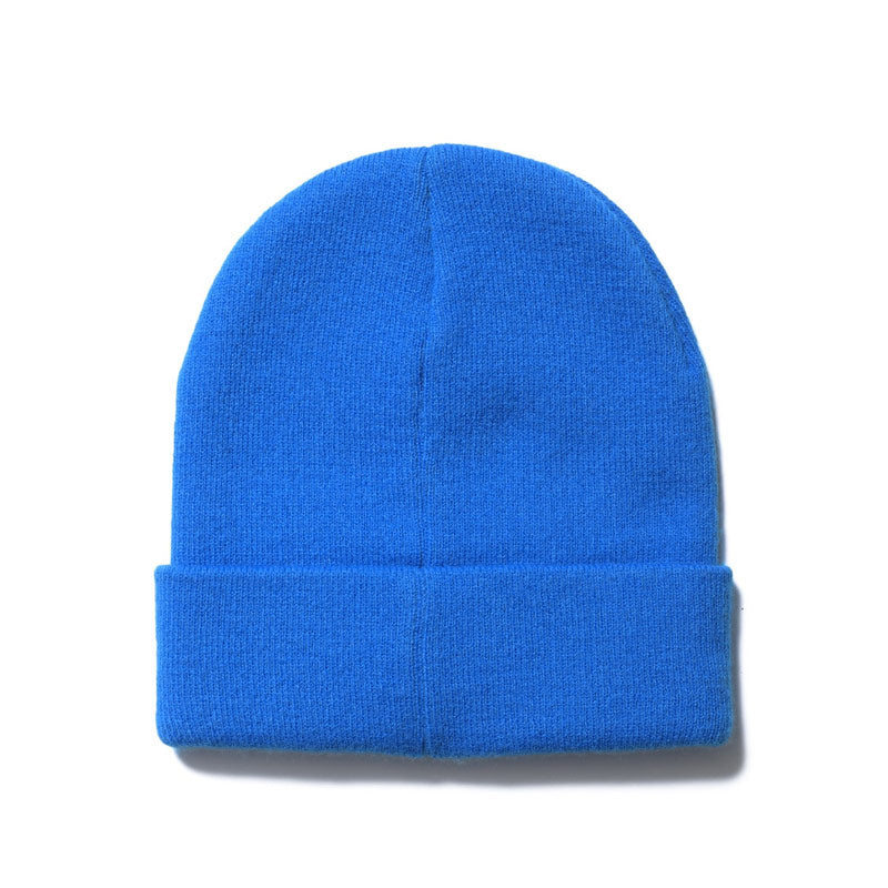 Embroidered Logo Beanie Blue