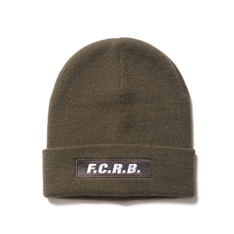 Embroidered Logo Beanie Khaki