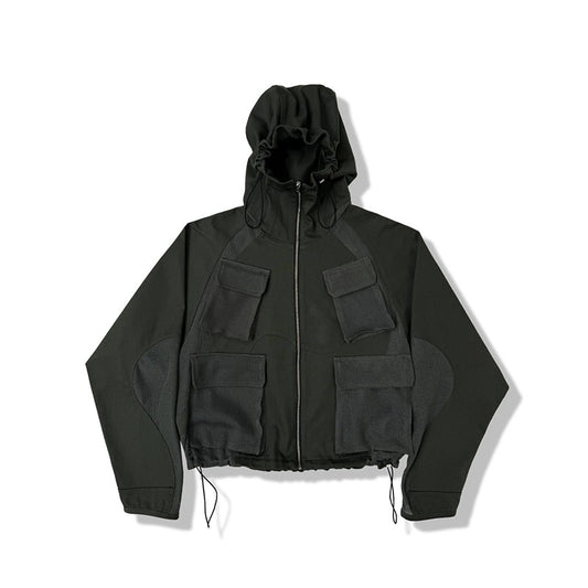 FFFPOSTALSERVICE Aire Mesh Multi Pocket Jacket Moss