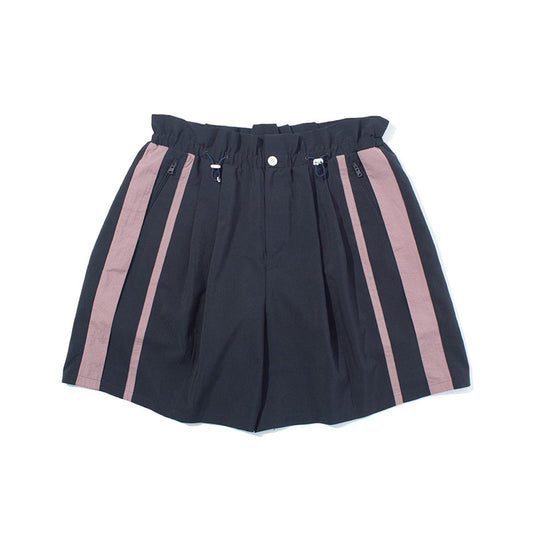 F/CE Wide Pleats Shorts Navy