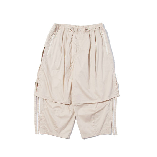 F/CE Solotex Pigment-Dye Layered Trousers Ecru