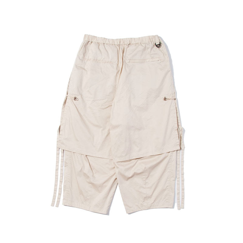 F/CE Solotex Pigment-Dye Layered Trousers Ecru