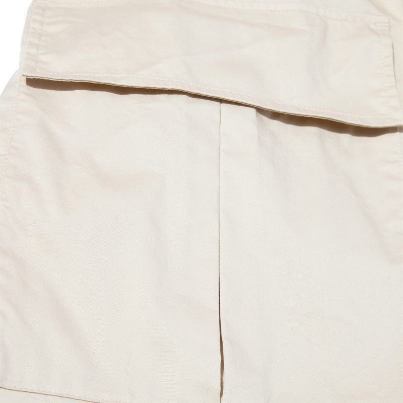 F/CE Pigment Dye Cargo Trousers Ecru