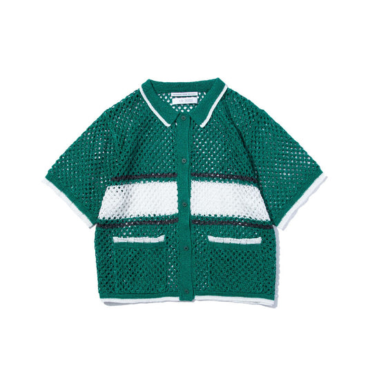 F/CE Mesh Knit Shirt Green