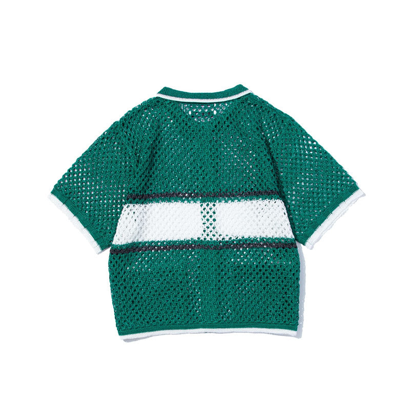 F/CE Mesh Knit Shirt Green