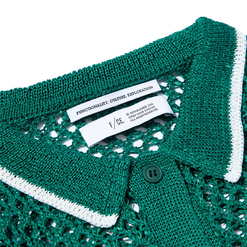 F/CE Mesh Knit Shirt Green