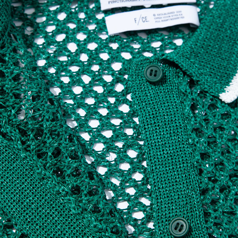 F/CE Mesh Knit Shirt Green