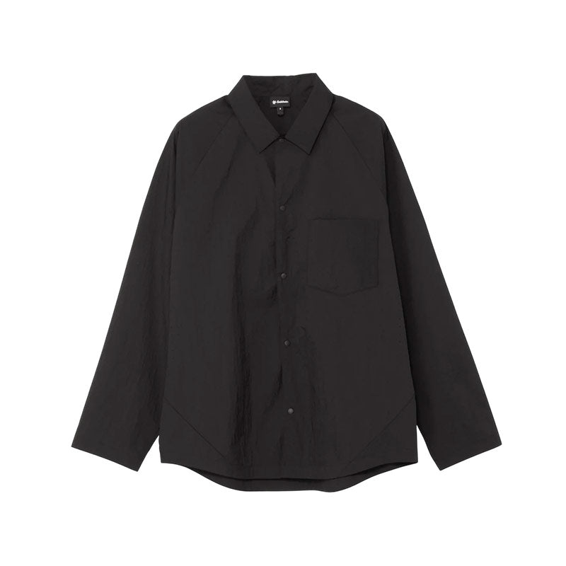 GOLDWIN | Sheer Nylon Wind Shirt Black