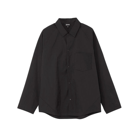 GOLDWIN | Sheer Nylon Wind Shirt Black