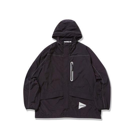 Gramicci X And Wander Patchwork Wind Hoodie Black