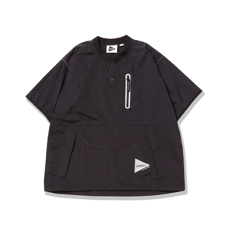 Gramicci X And Wander Patchwork Wind Tee Black