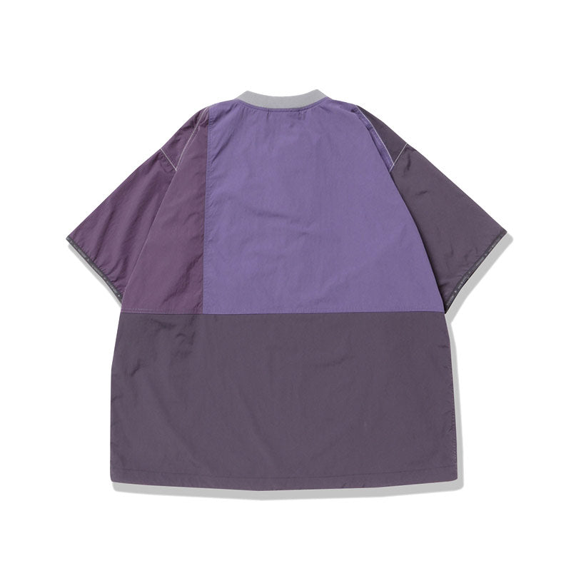 Gramicci X And Wander Patchwork Wind Tee Multi Purple