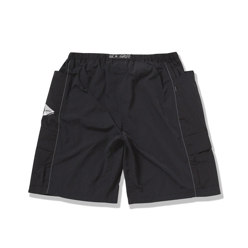 Gramicci X And Wander Patchwork Wind Short Black