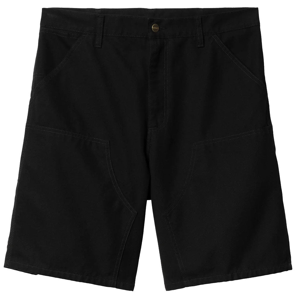 CARHARTT WIP | Double Knee Short Black rinsed