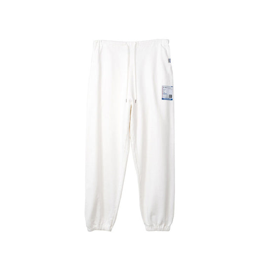 Maison Mihara Yasuhiro Embroidery Wide Pants White