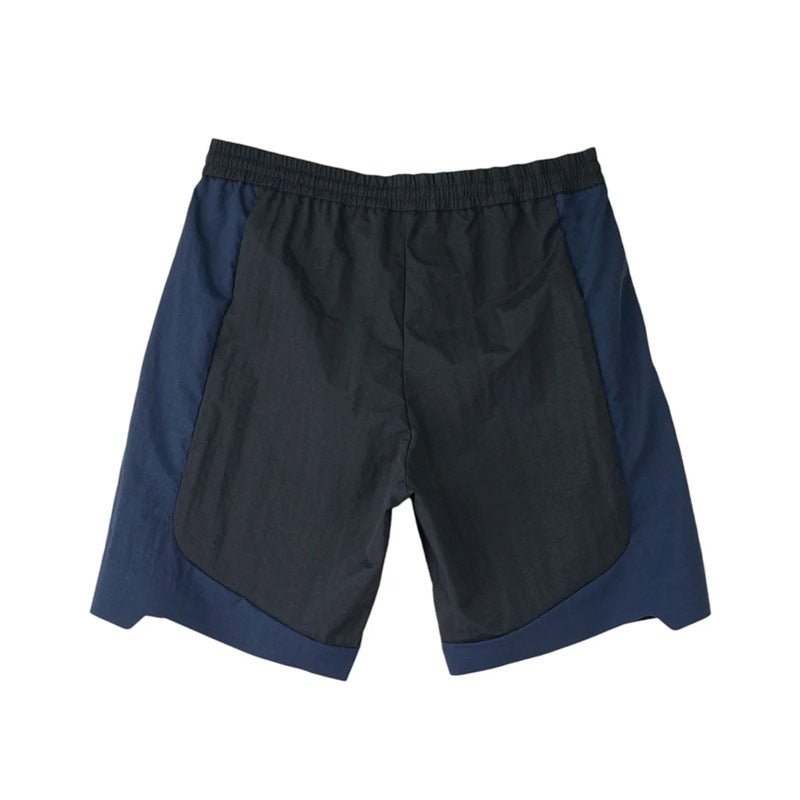 J.L-A.L Nylon Short Black / Dark Blue