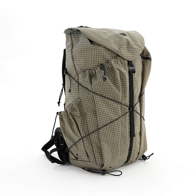 CAYL x Juheul Grid Backpacks Khaki