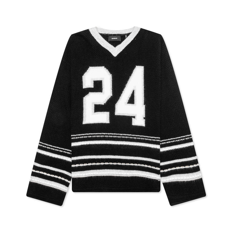 Knit 24 Hockey Jersey Black