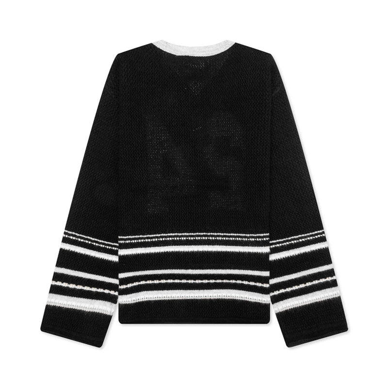 Knit 24 Hockey Jersey Black