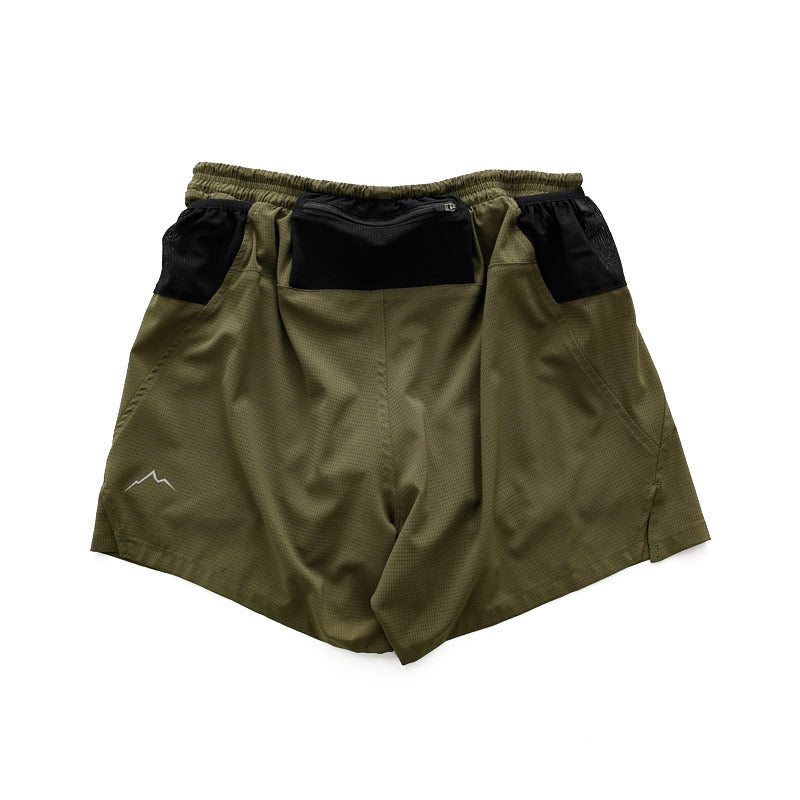 CAYL x Light Flow Running Shorts Olive Brown