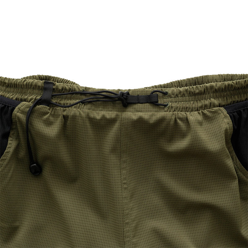 CAYL x Light Flow Running Shorts Olive Brown
