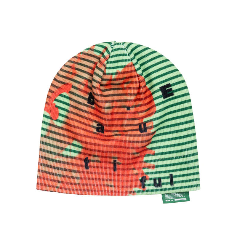 B.EAUTIFUL | x LTTT Puffy Fish Beanie Lime / Red