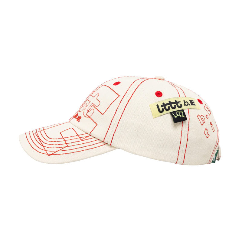B.EAUTIFUL | x LTTT Vapor Hat Natural / Red