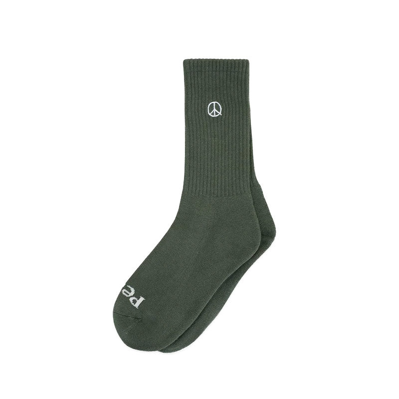 MUSEUM OF PEACE & QUIET Icon Socks Olive